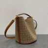 Celine Bucket 16 Bag In Tweed and Calfskin 313