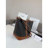 Celine Medium Bucket Bag In Triomphe Canvas and Calfskin 501