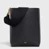 Celine Sangle Small Bucket Bag In Black Calfskin 241