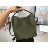 Celine Bucket 16 Bag In Dark Olive Grained Calfskin 810