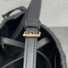 Celine Small Cabas Drawstring Cuir Triomphe Bag in Black Calfskin 530