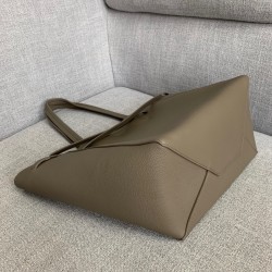 Celine Small Cabas Phantom Bag In Taupe Grained Calfskin 186