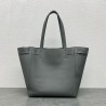 Celine Small Cabas Phantom Bag In Grey Grained Calfskin 201