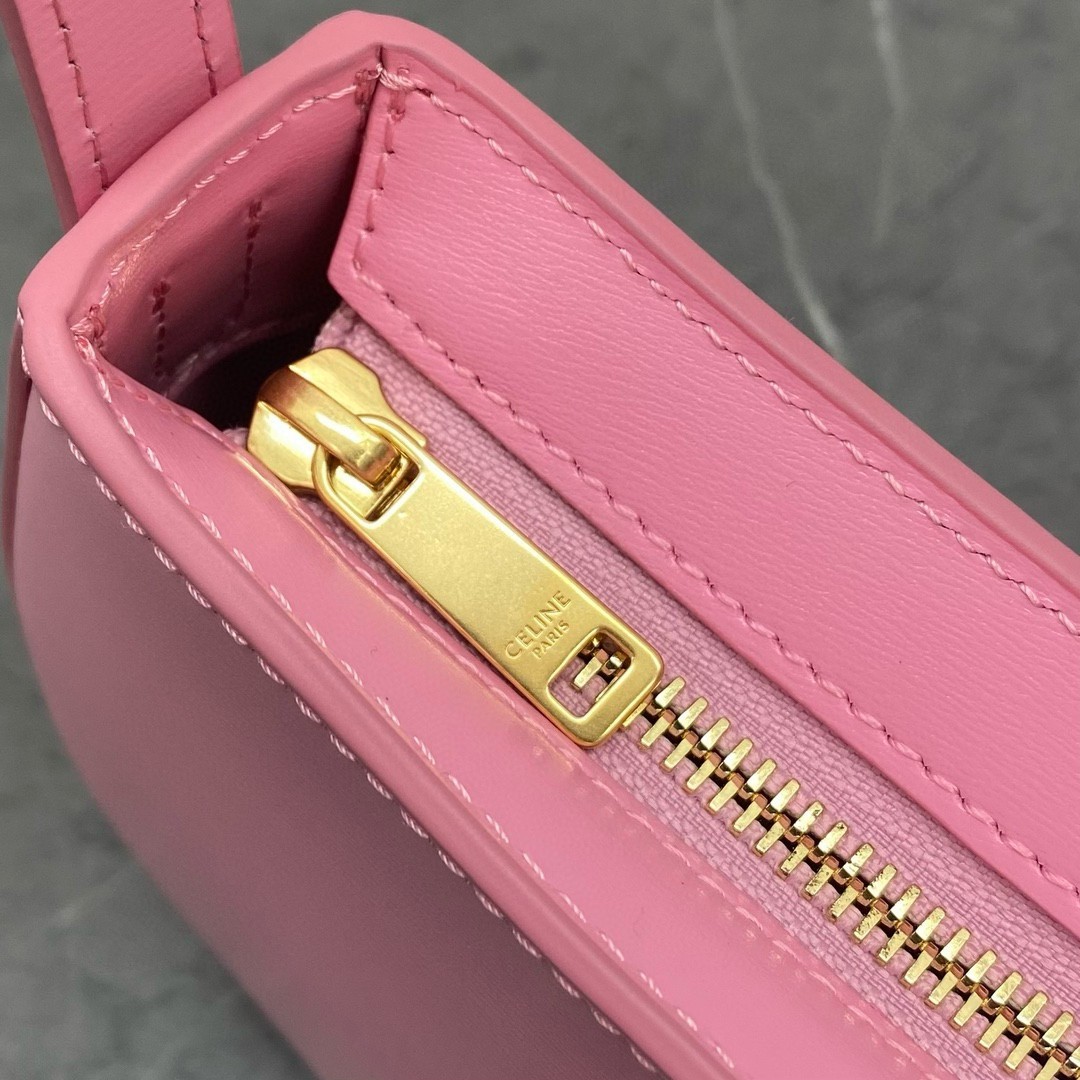 Celine Tilly Medium Bag in Pink Calfskin 123