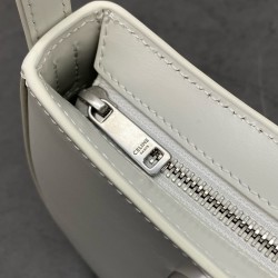 Celine Tilly Medium Bag in White Calfskin 478