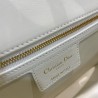 Dior Small Caro Bag In White Cannage Calfskin 970