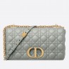 Dior Large Caro Bag In Grey Cannage Calfskin 015