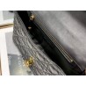 Dior Medium Dioramour Caro Black Bag with Heart Motif 013