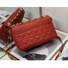 Dior Medium Dioramour Caro Red Bag with Heart Motif 039