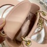 Dior Micro Lady Dior Bag In Poudre Cannage Lambskin 227