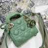 Dior Micro Lady Dior Bag In Mint Cannage Lambskin 271