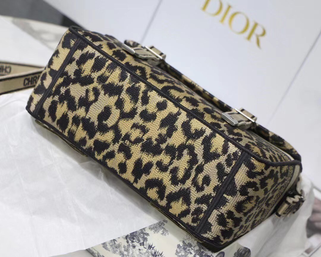 Dior Diorcamp Bag In Beige Multicolor Mizza Embroidery 427