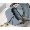 Dior Micro Saddle Bag In Cloud Blue Goatskin 670