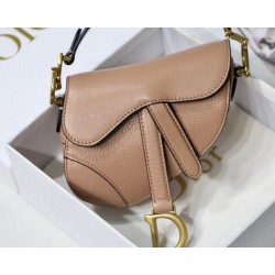 Dior Micro Saddle Bag In Poudre Goatskin 271