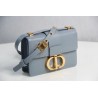 Dior Micro 30 Montaigne Bag In Grey Calfskin 870