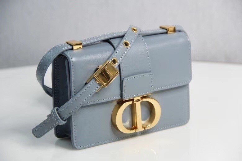 Dior Micro 30 Montaigne Bag In Grey Calfskin 870