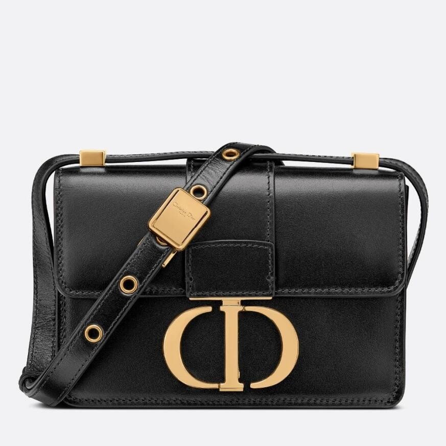 Dior Micro 30 Montaigne Bag In Black Calfskin 895