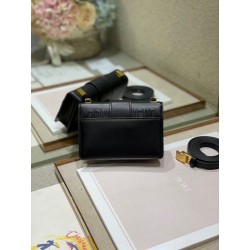 Dior Micro 30 Montaigne Bag In Black Calfskin 895