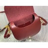 Dior Medium Bobby Bag In Bordeaux Calfskin 091