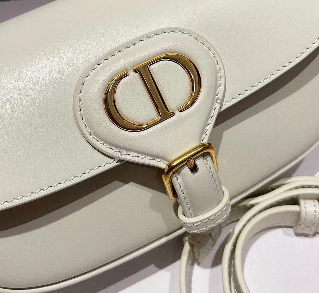 Dior Bobby East-West Bag In White Box Calfskin 412