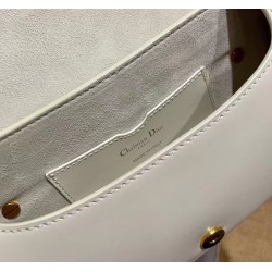 Dior Bobby East-West Bag In White Box Calfskin 412