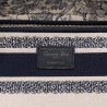 Dior Medium Lady D-Lite Bag In Blue Toile de Jouy Embroidery 923