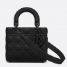 Dior Lady Dior My ABCDior Bag In Black Ultra Matte Calfskin 337