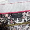 Dior Small Book Tote In Multicolor Butterfly Embroidery 278