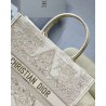 Dior Book Tote Bag In Dior Around the World Stella Embroidery 396