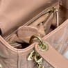 Dior Mini Lady Dior Bag In Blush Cannage Lambskin 735