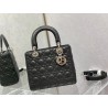 Dior Medium Lady Dior Bag In Noir Cannage Lambskin 930