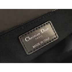 Dior Medium Lady Dior Bag In Noir Cannage Lambskin 930