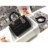 Dior Medium Lady Dior Bag In Black Cannage Lambskin 298