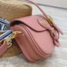 Dior Small Bobby Bag In Dark Nude Calfskin 948