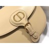 Dior Medium Bobby Bag In Beige Calfskin 016