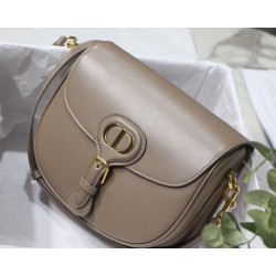 Dior Medium Bobby Bag In Warm Taupe Calfskin 577