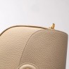 Dior Medium Bobby Bag In Beige Grained Calfskin 608