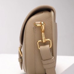 Dior Medium Bobby Bag In Beige Grained Calfskin 608