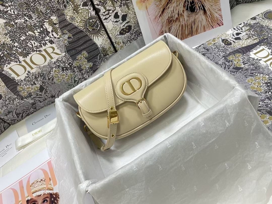 Dior Bobby East-West Bag In Beige Box Calfskin 715