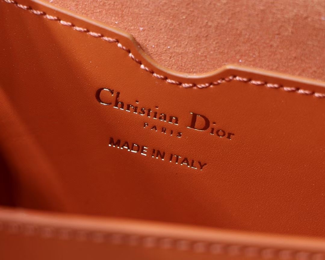 Dior Bobby East-West Bag In Orange Box Calfskin 752