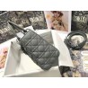 Dior Medium Lady Dior Bag In Grey Ultramatte Calfskin 962