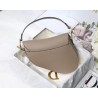 Dior Saddle Bag In Warm Taupe Grained Calfskin 658