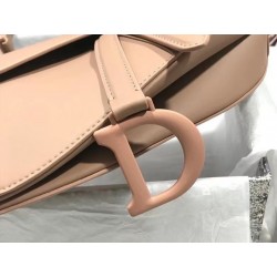 Dior Saddle Bag In Blush Ultramatte Calfskin 846