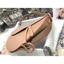 Dior Saddle Bag In Blush Ultramatte Calfskin 846