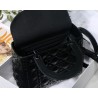 Dior Medium Lady Dior Bag In Black Diamond Calfskin 100