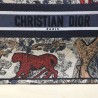 Dior Book Tote Bag In Multicolour Toile De Jouy 685