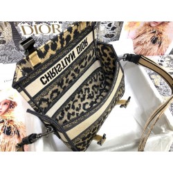 Dior Diorcamp Small Messenger Bag In Beige Mizza Embroidery 079