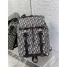 Dior Explorer Backpack In Black Dior Oblique Jacquard 275