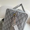 Dior Lingot 50 Duffle Bag In Gray CD Diamond Canvas 394