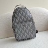 Dior Mini Rider Sling Bag In Gray CD Diamond Canvas 913